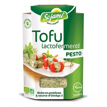 Tofu lactofermente pesto...