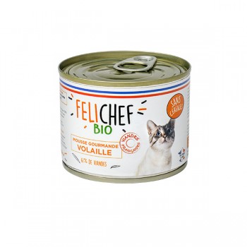 Mousse chat volaille 200g...