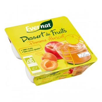 Dessert pomme/abricot Evernat